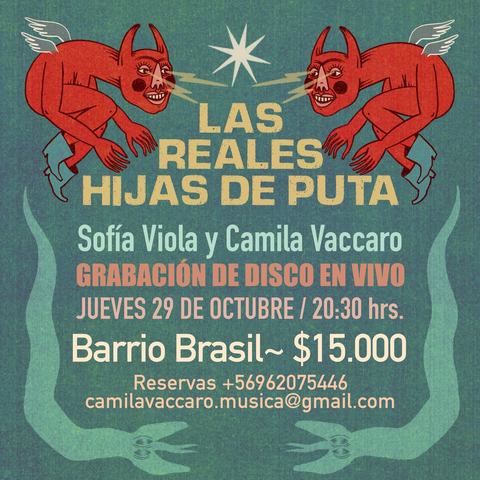 Sofía Viola y Camila Vaccaro en vivo