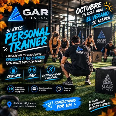 Alquiler de espacio para Personal Trainers