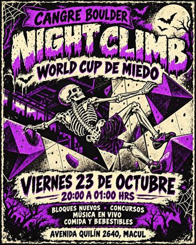 Nightclimb en Cangreboulder