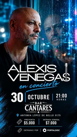 Alexis Venegas en Concierto