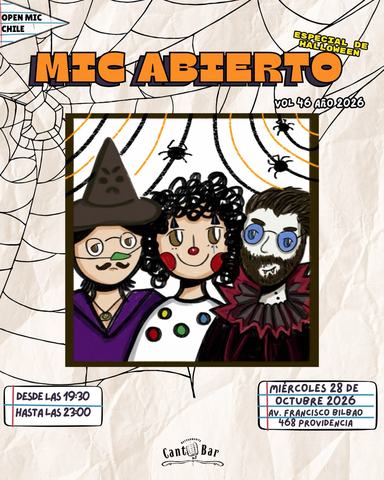Open Mic Halloween Canto Bar