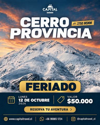 Trekking Cerro Provincia