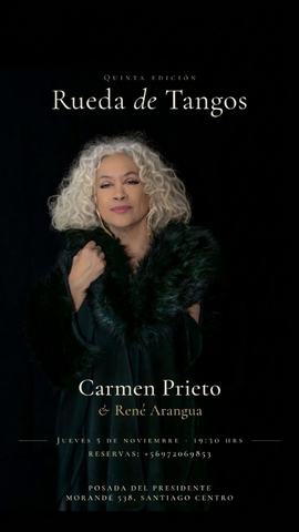 Quinta Rueda de Tangos: Carmen Prieto y René Arangua