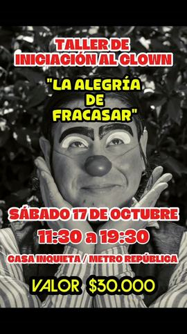 Taller de clown: La Alegría de Fracasar
