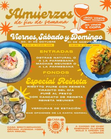 Reineta Special Lunch - Casa Brotherwood