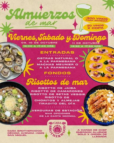 Almuerzo de Mar Casa Brotherwood