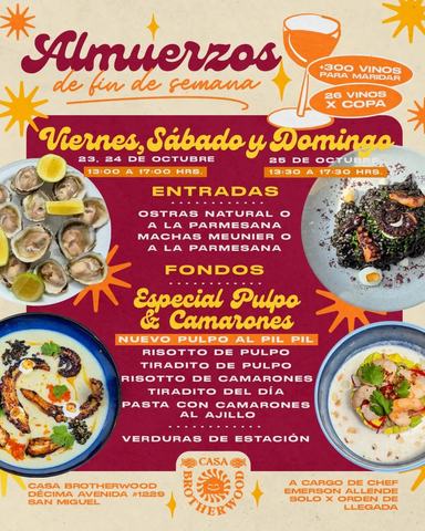 Almuerzo Pulpo & Camarones