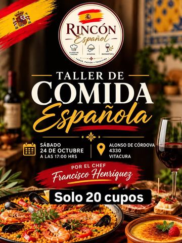 Taller de Cocina Española: Chef Francisco Henríquez