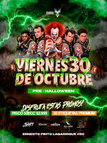 Pre-Halloween en Casa Huémul