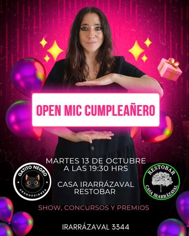 Birthday Open Mic