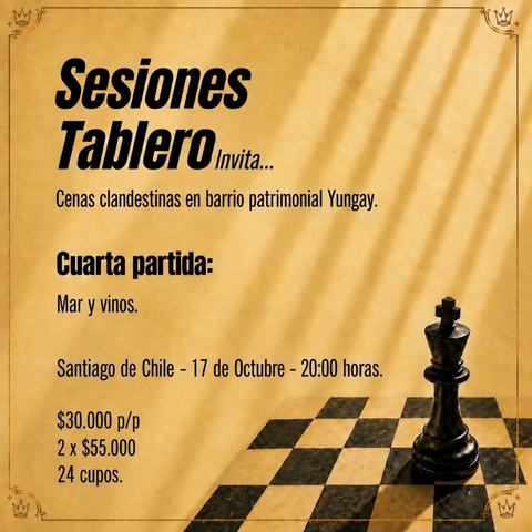 Cenas Clandestinas: Mar y Vinos
