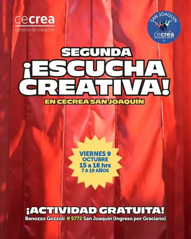 Segunda Escucha Creativa Cecrea San Joaquín
