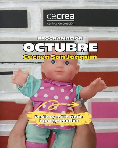 Programación Octubre Cecrea San Joaquín
