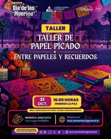 Taller de Papel Picado Entre papeles y recuerdos