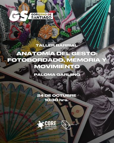 Anatomía del gesto: Fotobordado