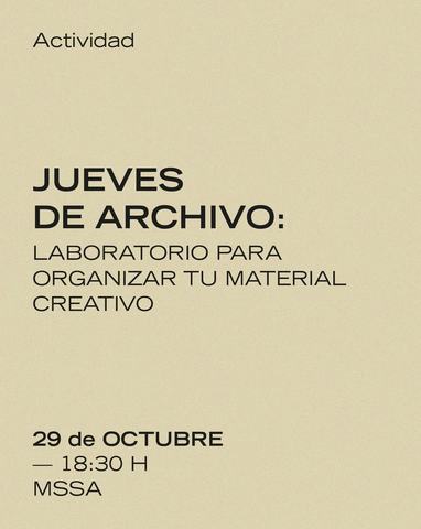 Laboratorio para organizar tu material creativo