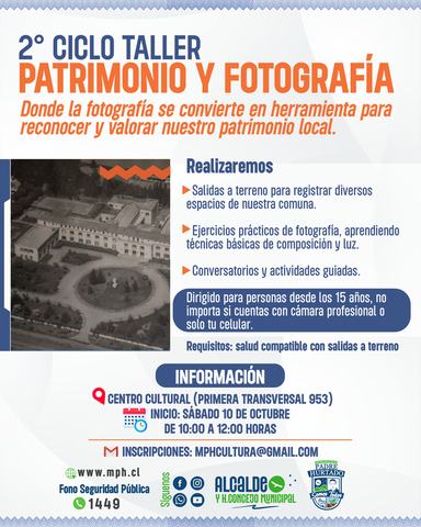 Taller Patrimonio y Fotografía
