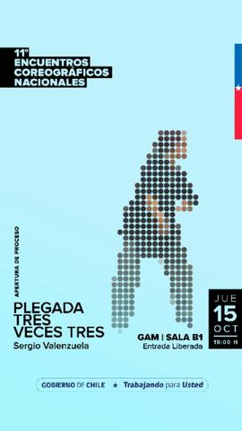 Plegada tres veces tres