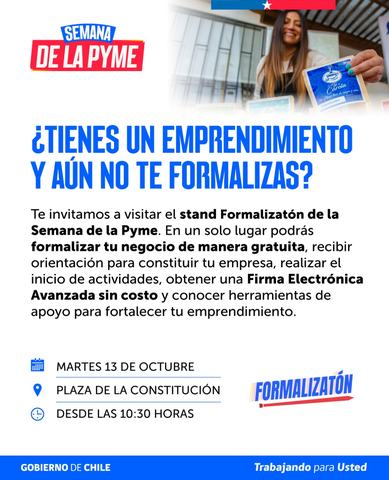 Stand Formalizatón - Semana de la Pyme