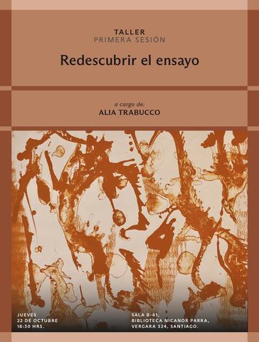 Redescubrir el ensayo - Alia Trabucco