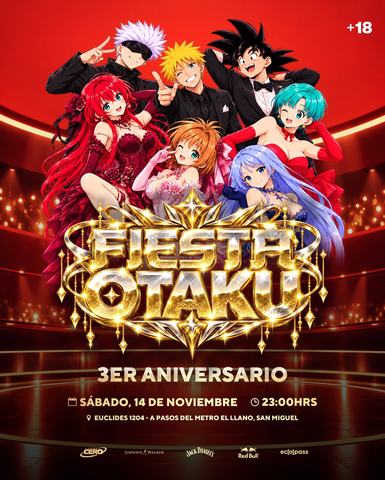 Fiesta Otaku 3er Aniversario