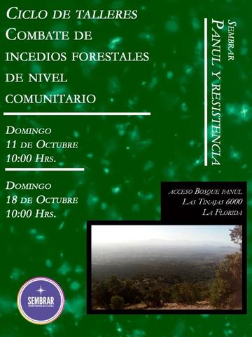 Taller Combate Incendios Forestales Comunitario