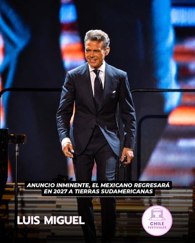 Luis Miguel en Sudamérica