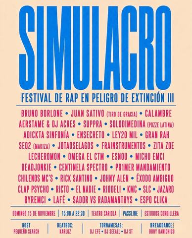 Simulacro Festival de Rap