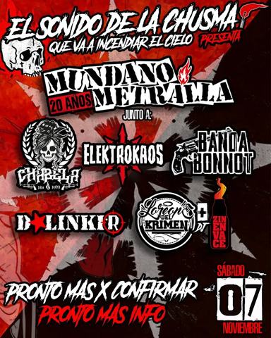 Mundano Metrallo 20 años