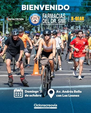 CicloRecreoVía: Av. Andrés Bello con Los Leones