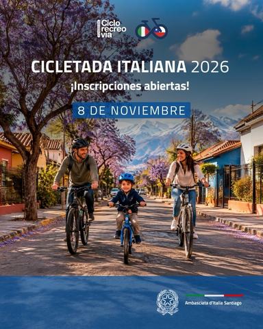 Cicleta da Embajada de Italia 2026