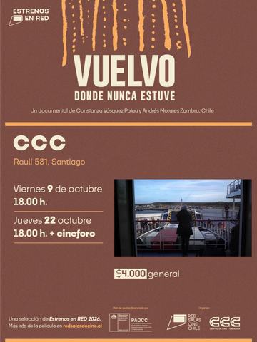 Vuelvo donde nunca estuve (Función)