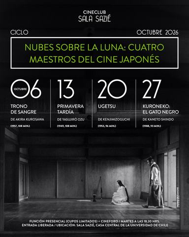 Ciclo octubre: Nubes sobre la Luna