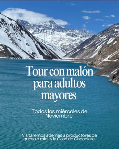 Embalse el Yeso tour for seniors