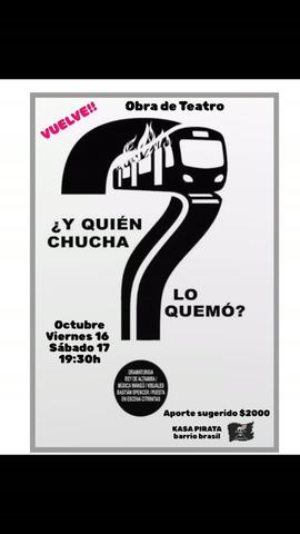 ¿Y quién chucha lo quemó?
