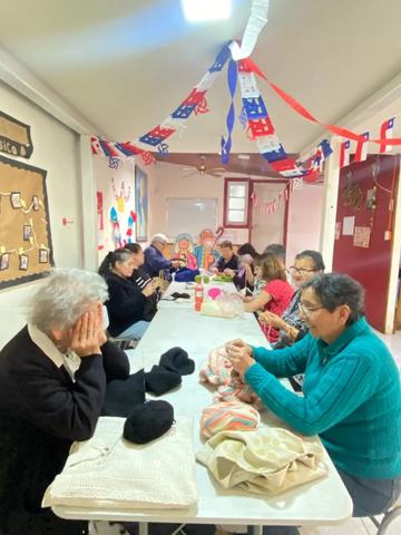 Taller de tejido Clarita de Larminat