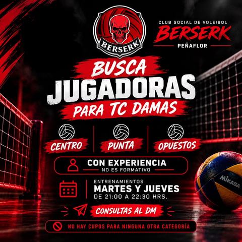 Entrenamientos Voleibol TC Damas