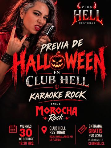 Prevía Halloween en Club Hell