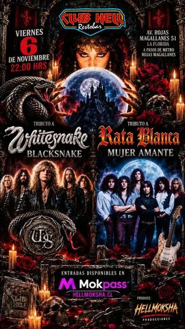 Noche de Rock: Tributo a Whitesnake y Rata Blanca
