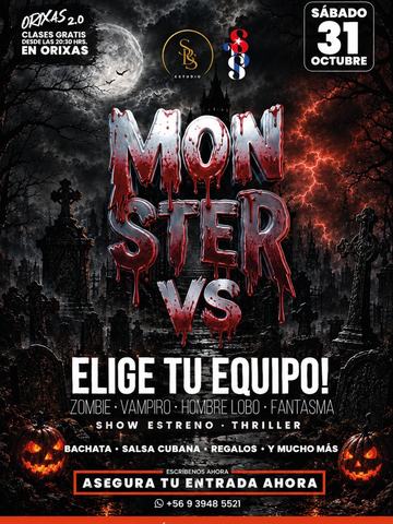 Monster VS - Halloween en Orixas