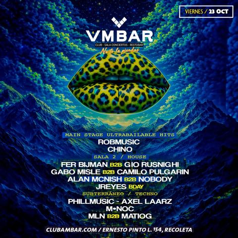 Club Ámbar: Robmusic, Chino, Fer Bijuman y más