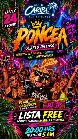 Poncea en Club Caribe