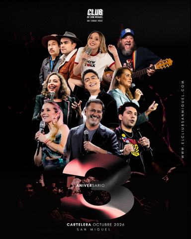 Cartelera Octubre 2026 - El Club de San Miguel