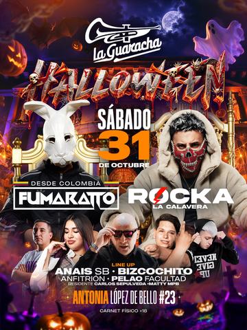 La Guaracha Halloween con Fumaratto y Rocka