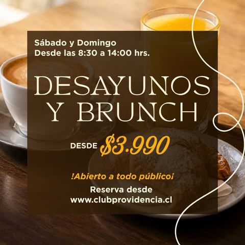 Desayunos y Brunch Club Providencia