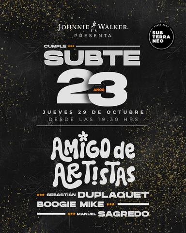 Cumple Subte 23 Aniversario
