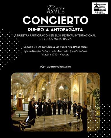 Concierto Rumbo a Antofagasta - Cluster Vocalis