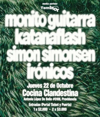 Noche de música en vivo en Cocina Clandestina
