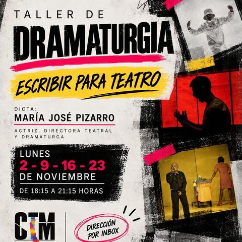 Taller de Dramaturgia: Escribir para Teatro