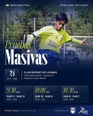 Pruebas Masivas Atlético Colina